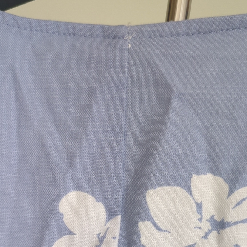 Universal Thread Light Blue Dress with White Floral Design And Pockets - Picture 6 of 6